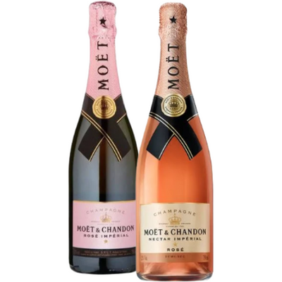 Moet and Chandon Rose Duo Champagne 750ml | The Liquor Bros