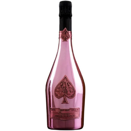 Ace of Spades Armand De Brignac Rose Champagne Naked Bottle750ml