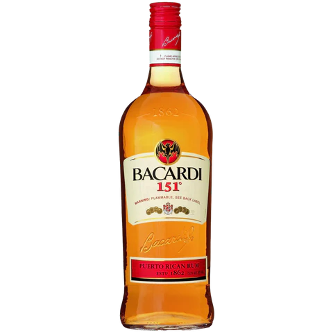 Bacardi 151 Puerto Rican Rum 750ml