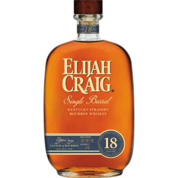 Elijah Craig 18 Year Single Barrel Bourbon Whiskey 750ml - The Liquor Bros