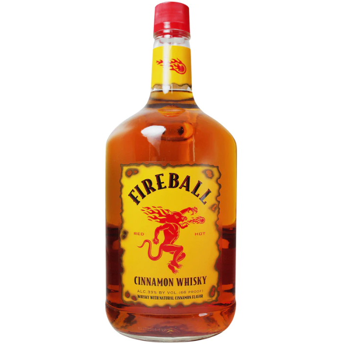 Fireball Cinnamon Whisky Plastic Bottle 1.75 Liter