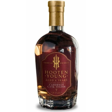 Hooten Young American Whiskey 6 Year Old Cabernet Cask Finish 750ml