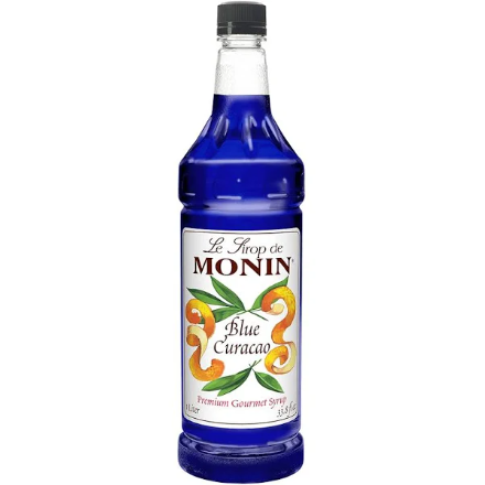 Monin Premium Blue Curacao Flavoring Syrup 750 ml