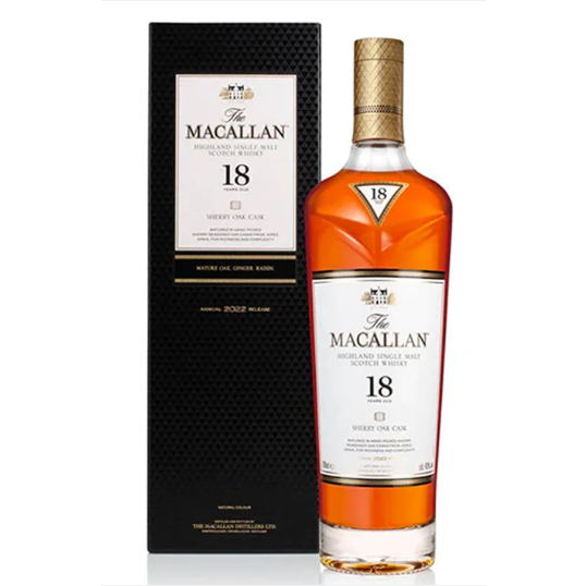 Macallan 18 Year Sherry Oak Cask Scotch Whisky 750ml