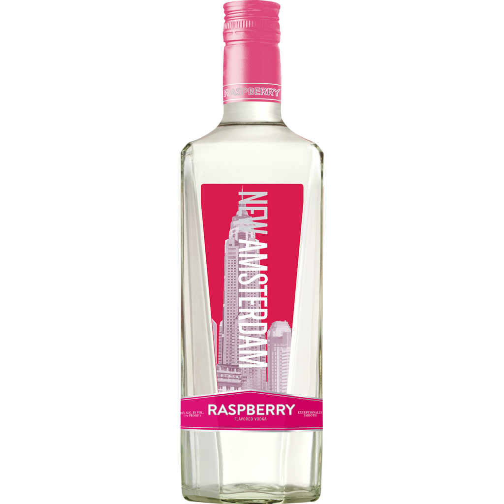 New Amsterdam Raspberry Flavored Vodka 750ml