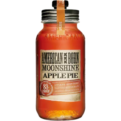 American Born Apple Pie Moonshine Whiskey 750ml