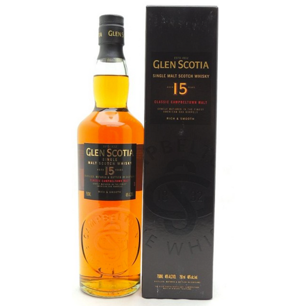 Glen Scotia Single Malt Scotch Whisky 15 Year 750ml - The Liquor Bros