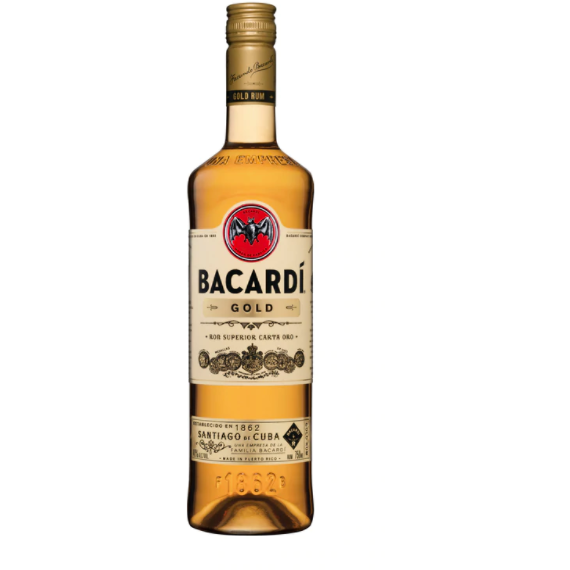 Bacardi Gold Rum 750ml