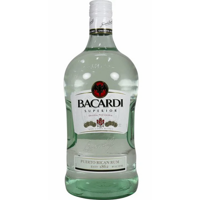 Bacardi Superior White Rum 1.75 Liter | The Liquor Bros