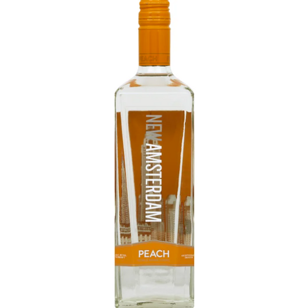 New Amsterdam Peach Flavored Vodka Peach 750ml