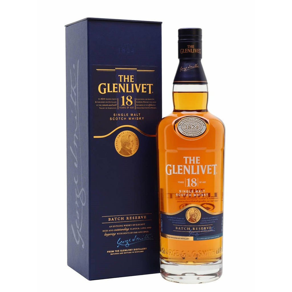 The Glenlivet Scotch Single Malt 18 Year 750ml - The Liquor Bros