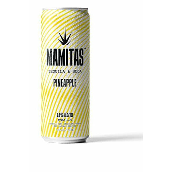 Mamitas Tequila & Soda 4pk-12oz Pineapple