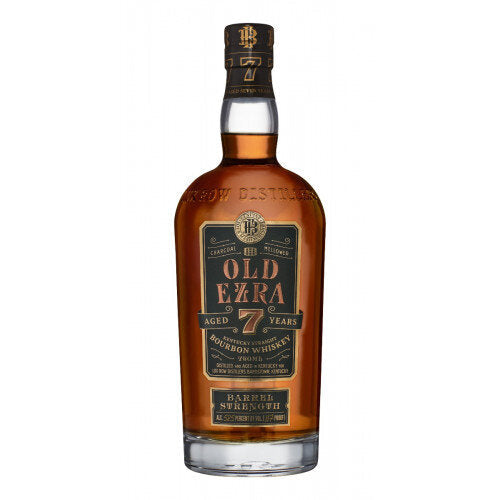 Old Ezra 7 Year Barrel Strength Bourbon 750ml