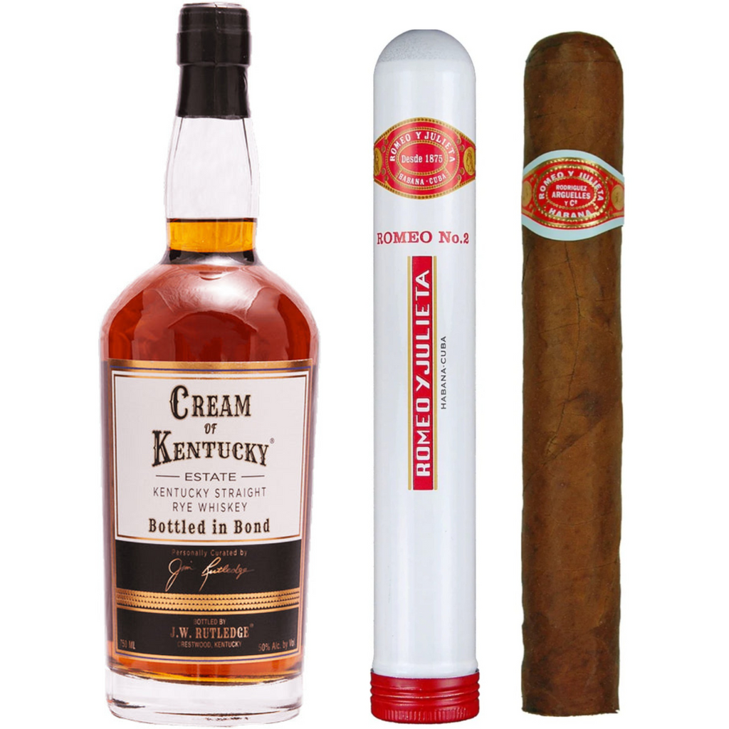  Cream of Kentucky Estate Bottled in Bond Cigar Set 750ml