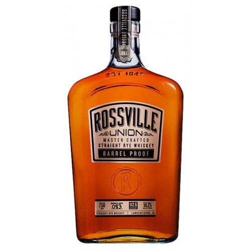 Rossville Union Barrel Proof Rye Whiskey 750ml - The Liquor Bros